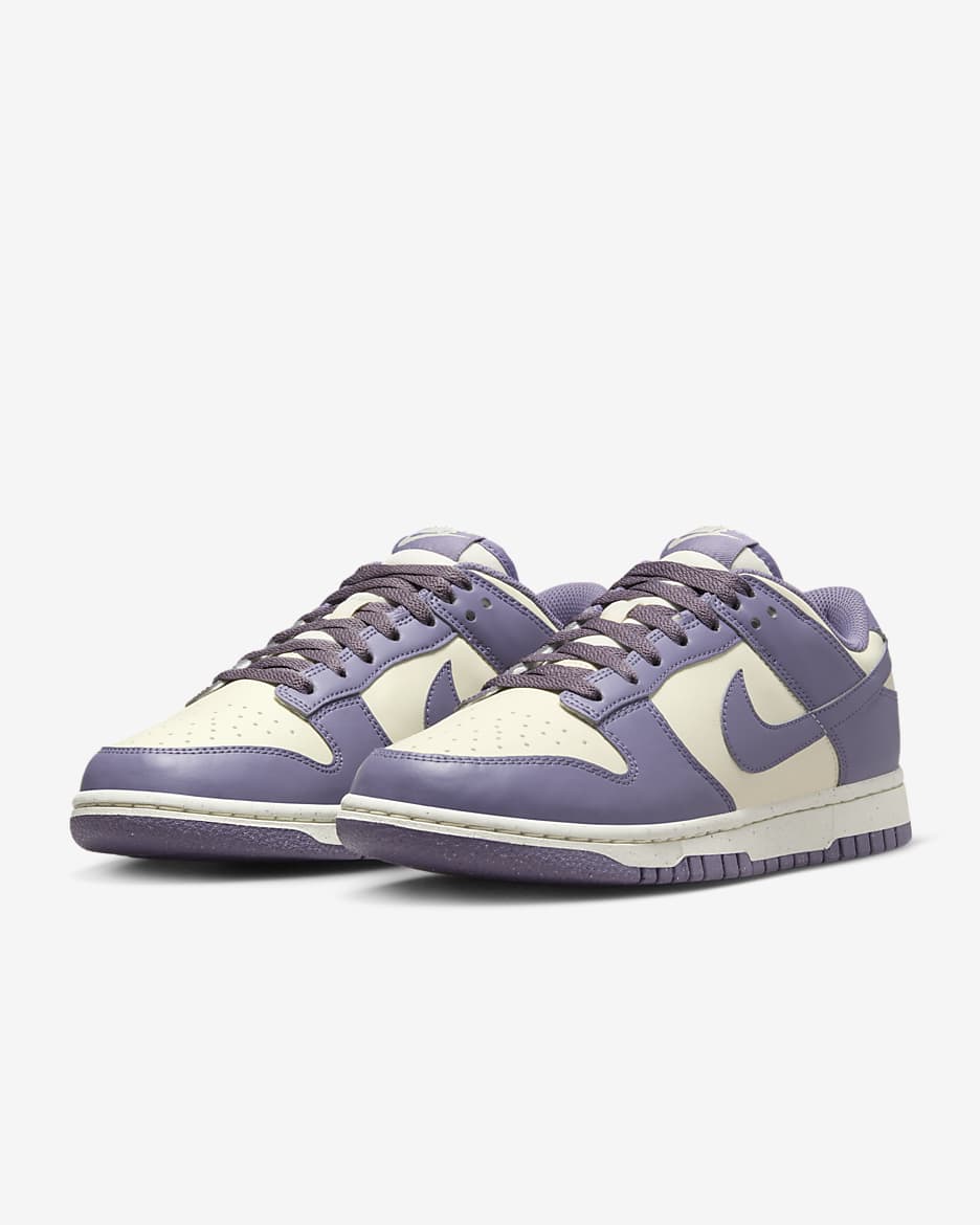 Purple and gray nike dunks best sale